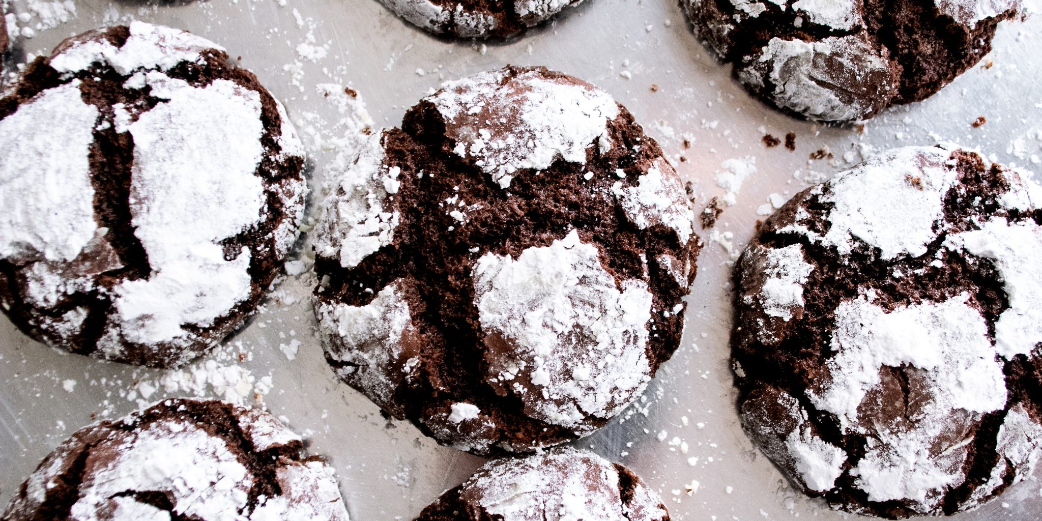 Chocolate Fudge Crinkle Cookies