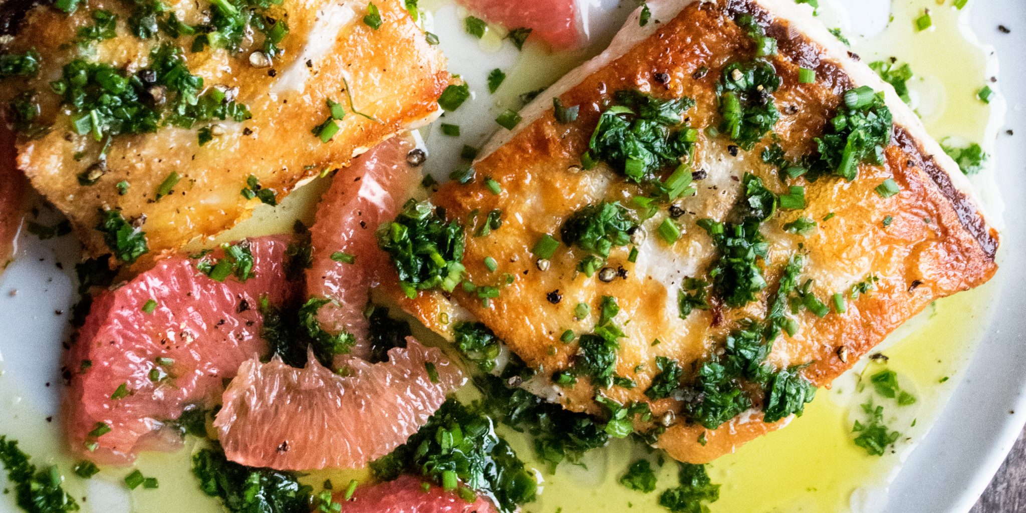 Halibut with Salsa Verde